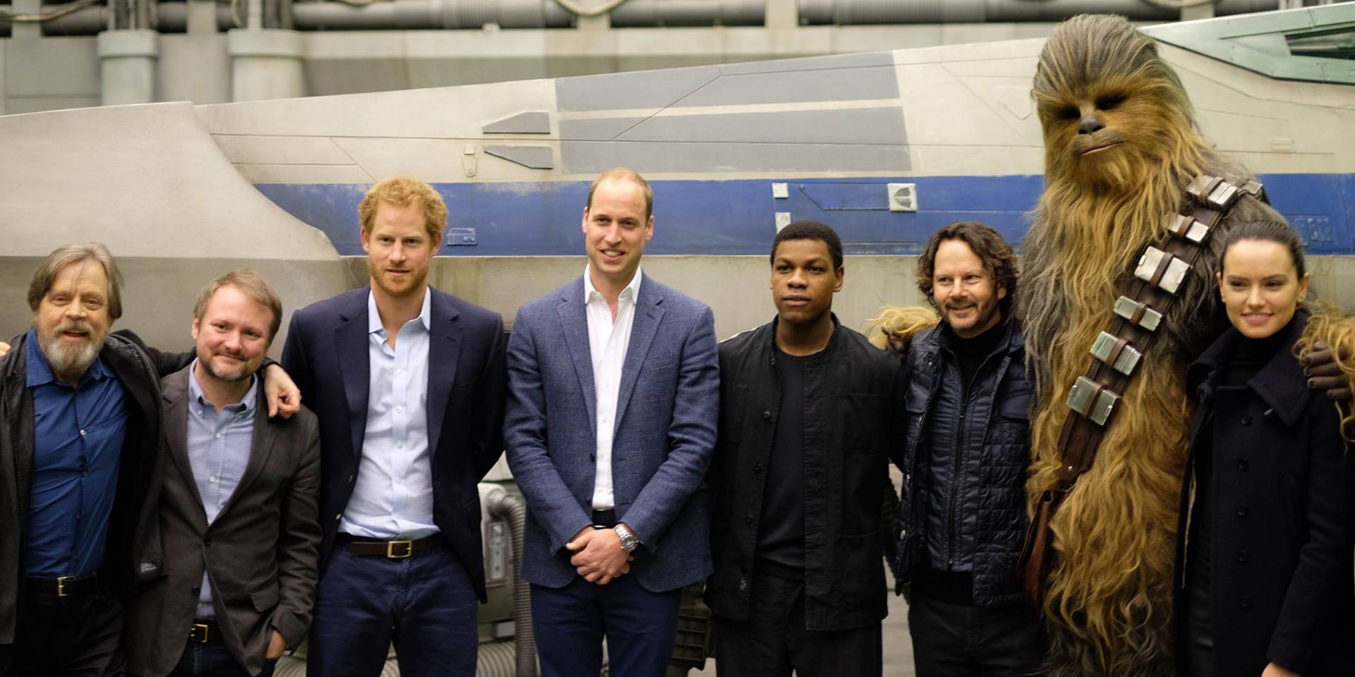 I principi Harry e William in Star Wars